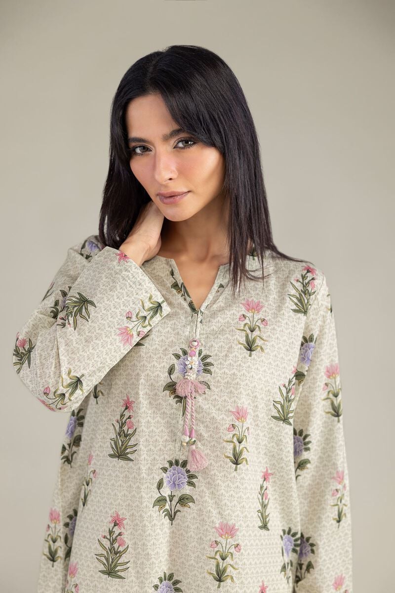 Printed | Cambric | Floral Cambric Kurta | USD 35.00