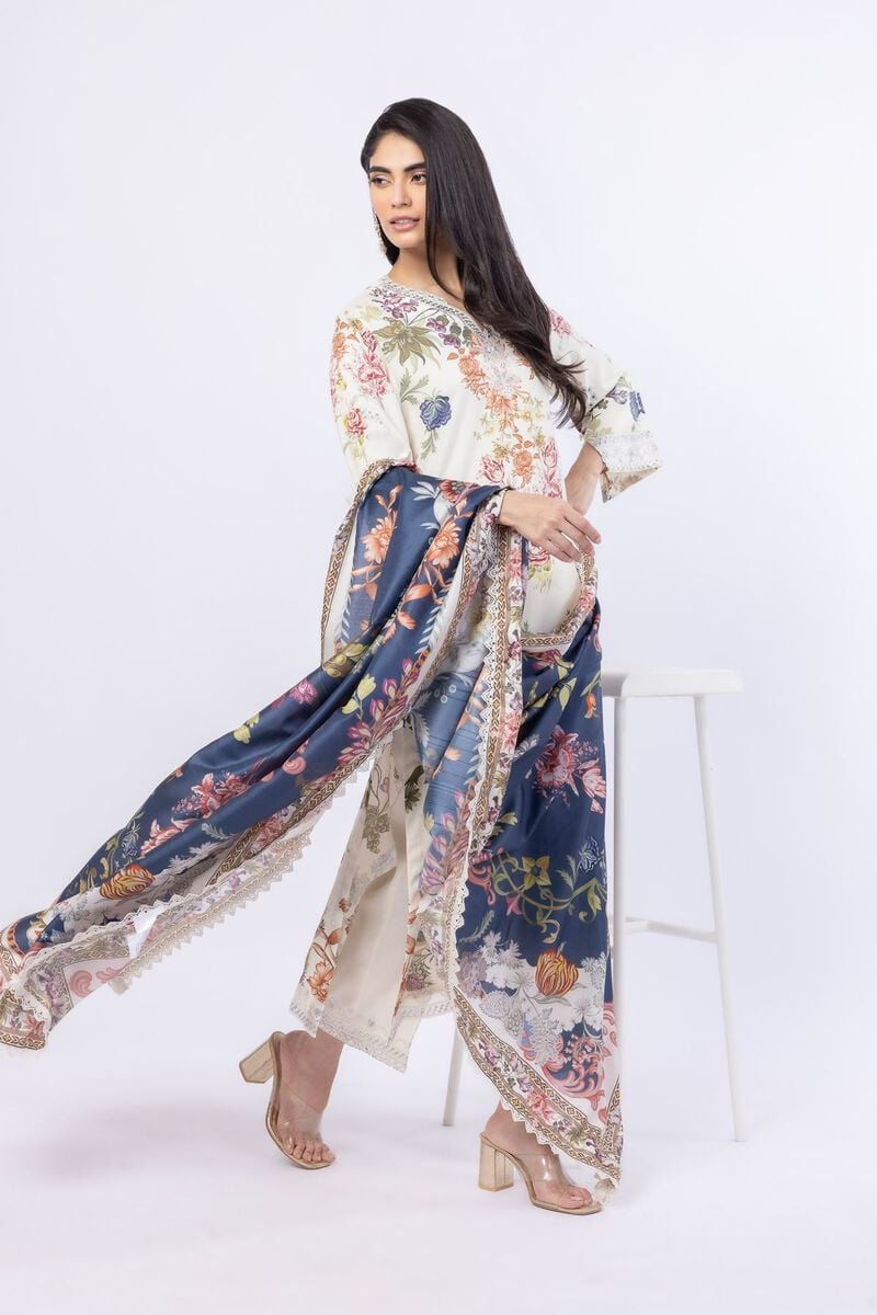 Embroidered | Russian Raw Silk | Pants | USD 28.00