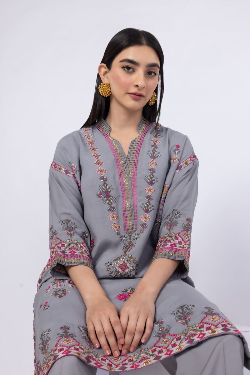 Embroidered | Russian Raw Silk | Kurta | USD 27.50