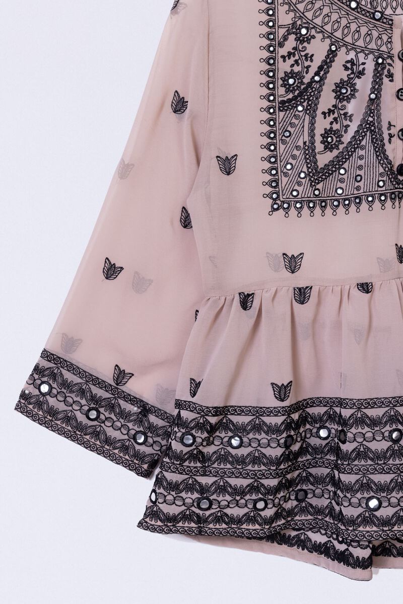 Embroidered | Georgette Chiffon | Blouse | USD 9.00