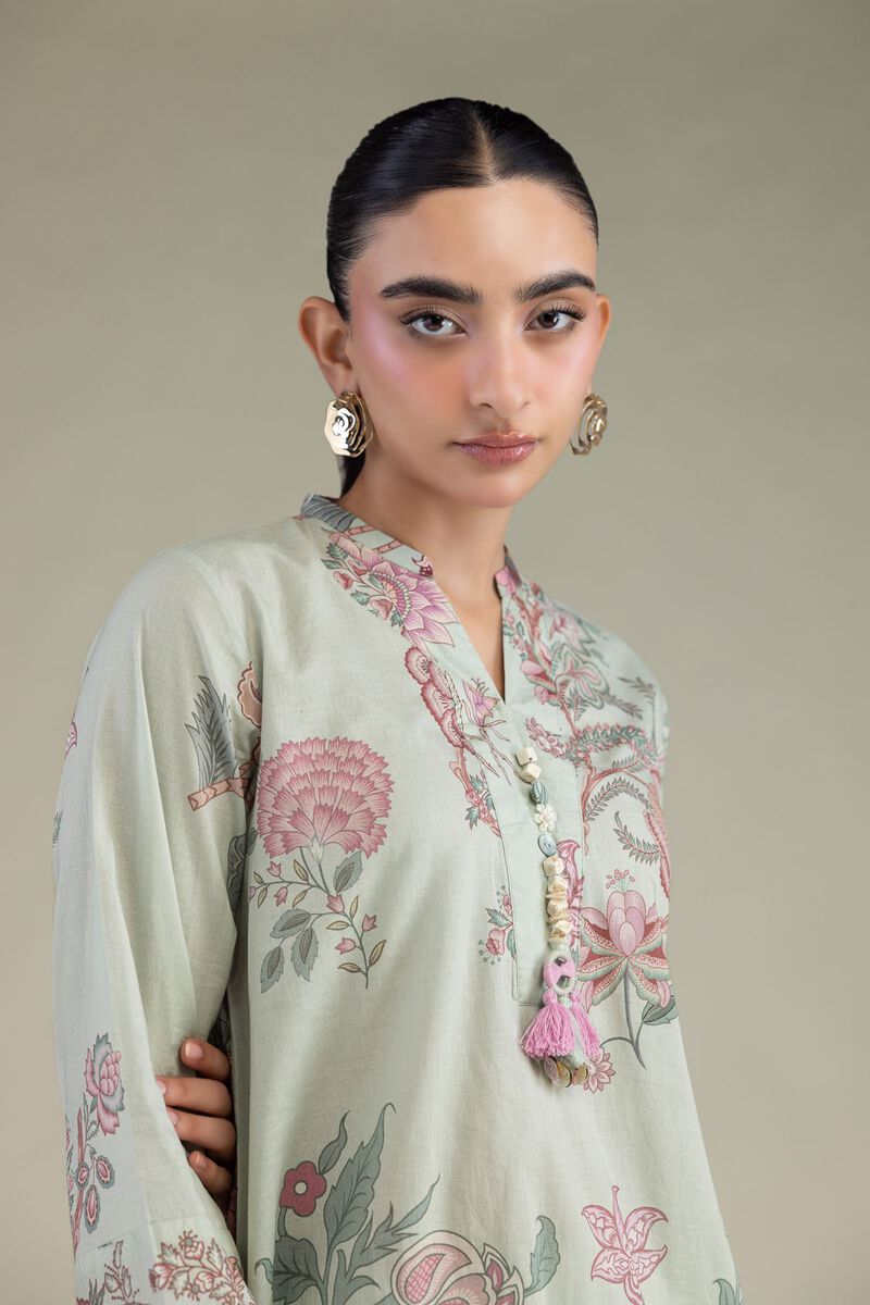 Printed | Cambric | Floral Cambric Kurta | USD 35.00