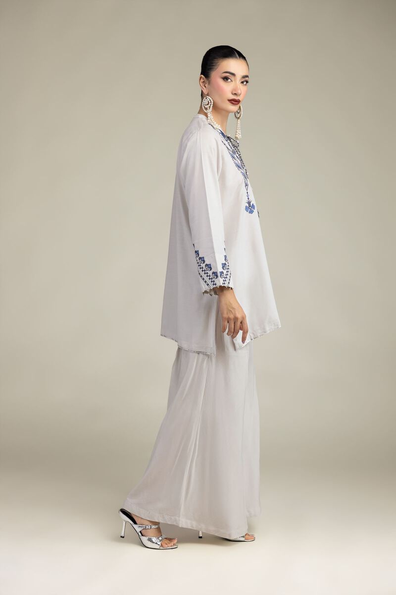 Embroidered | Raw Silk | Raw Silk Pants | USD 30.00