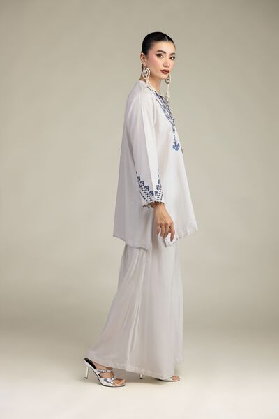 Embroidered | Raw Silk | Raw Silk Pants | USD 30.00