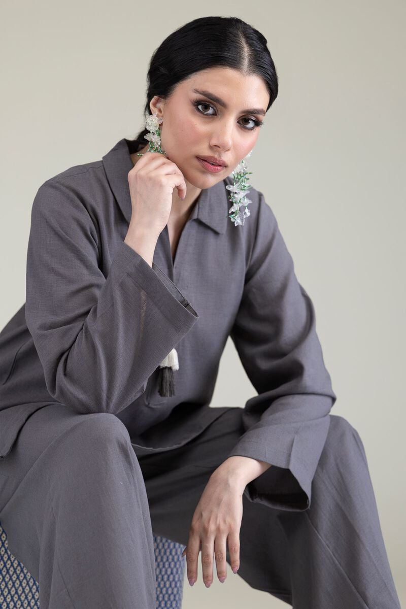 Dyed | Blended Linen | Solid Linen Kurta | USD 35.00