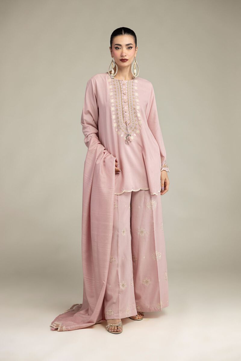 Embroidered | Raw Silk | Short Silk Kurta | USD 45.00