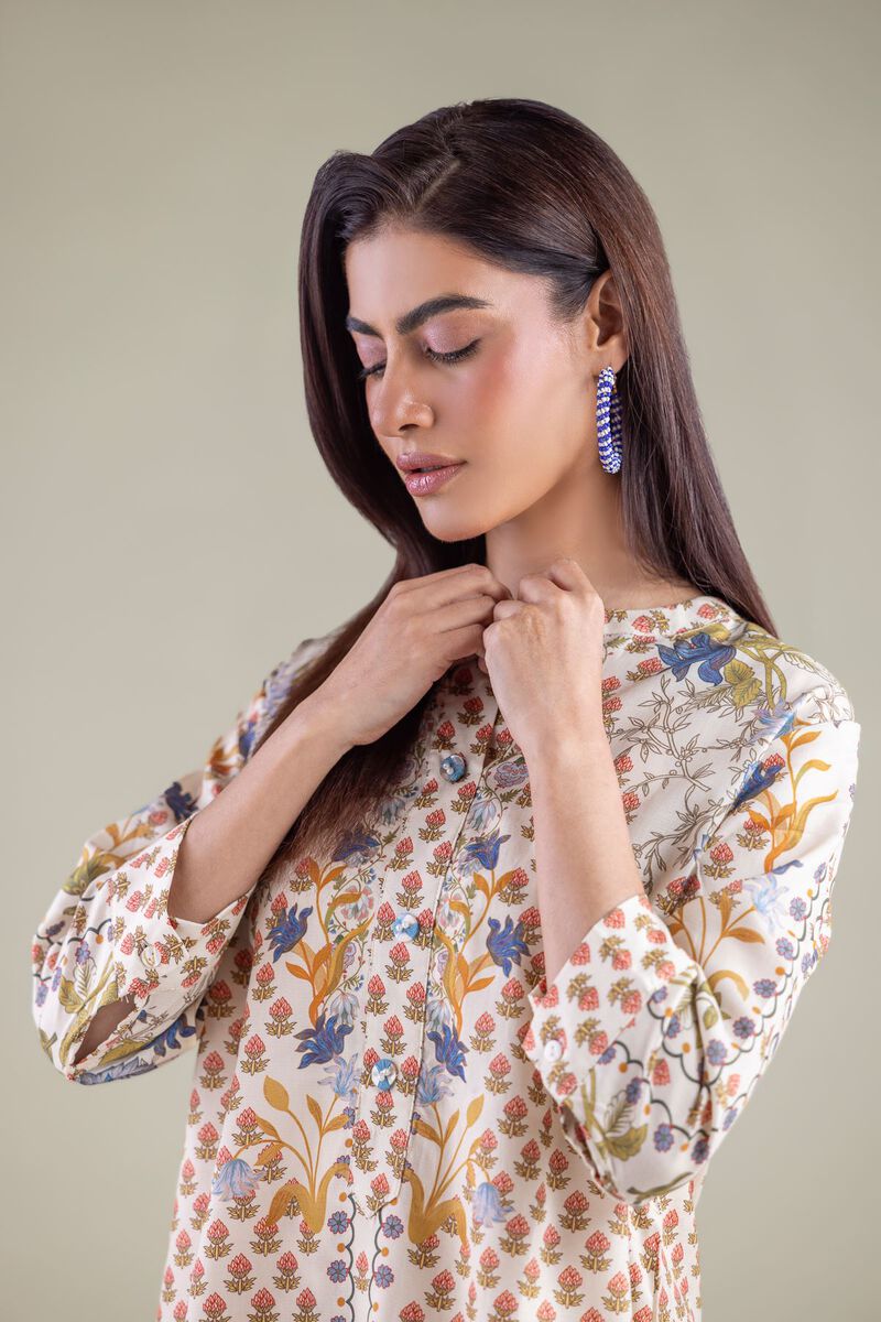 Embroidered | Textured Weave | Shirt | USD 35.00