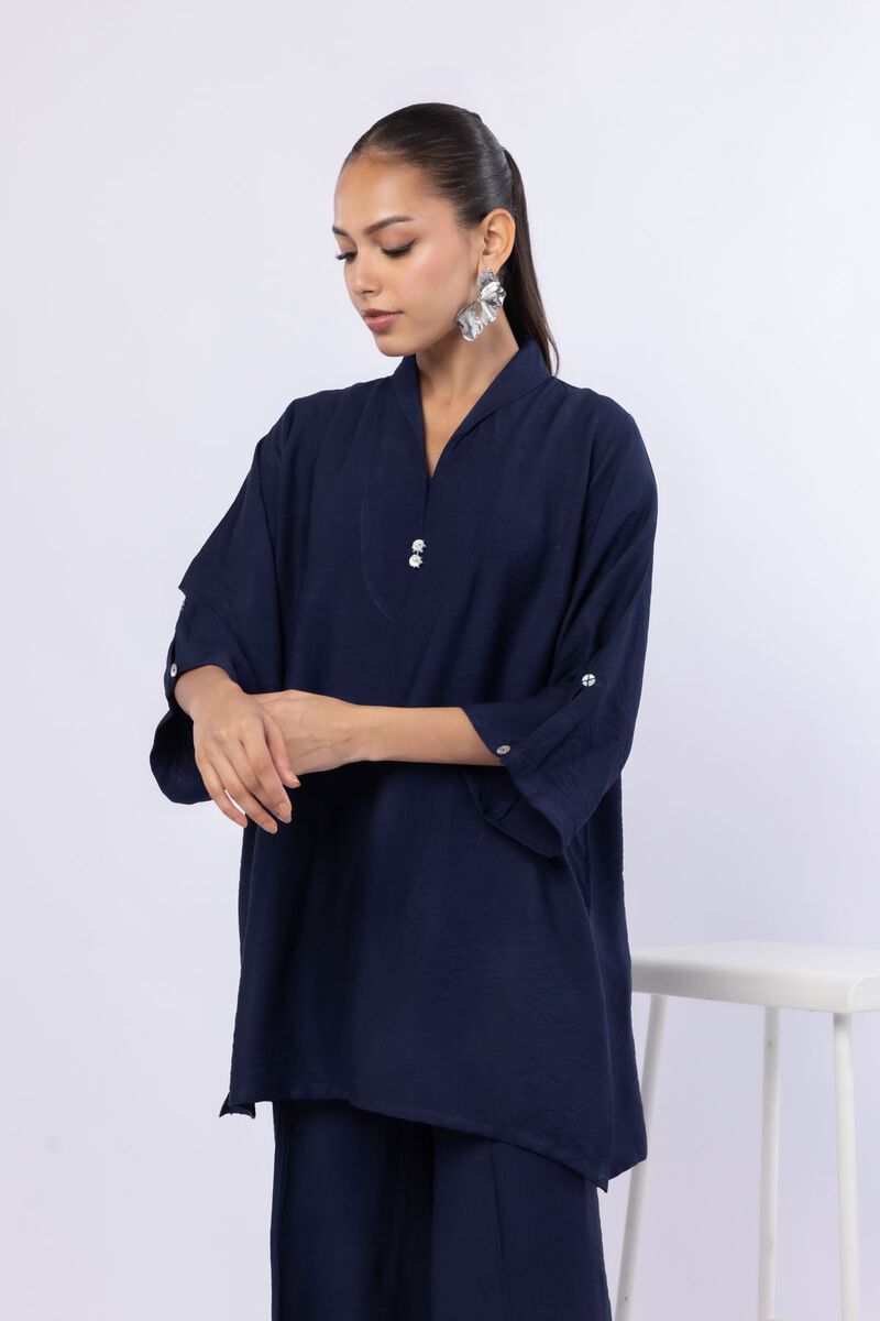Dyed | Cotton Vortex Wrinkle | Kurta | USD 25.00