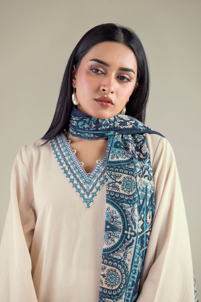 Embroidered | Cambric | Tailored Cambric Set | USD 80.00