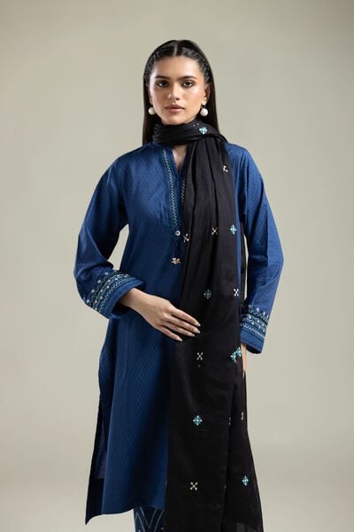 Embroidered | Lawn | Black Lawn Dupatta | USD 30.00