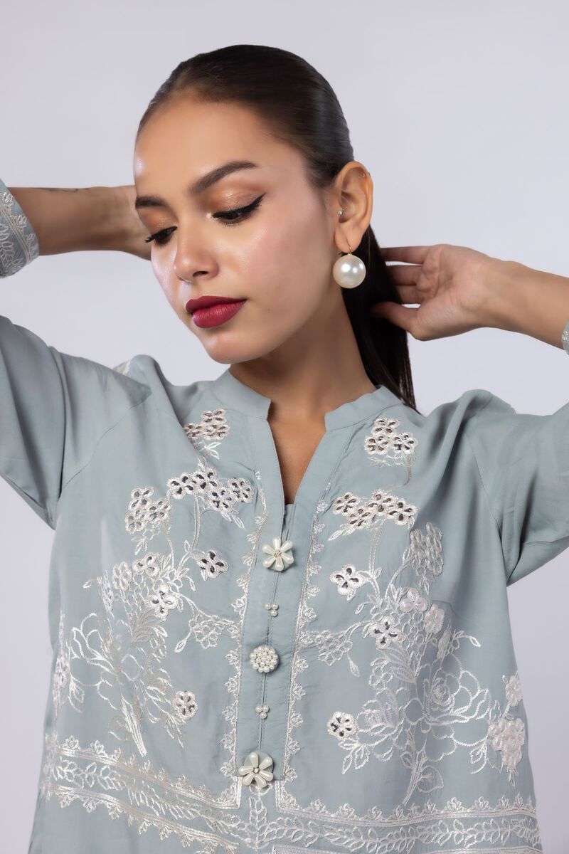 Embroidered | Russian Raw Silk | Kurta | USD 27.50