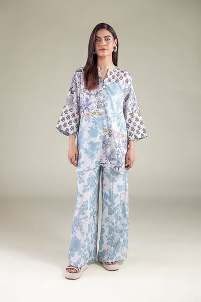 Embroidered | Textured Weave | Trousers | USD 30.00