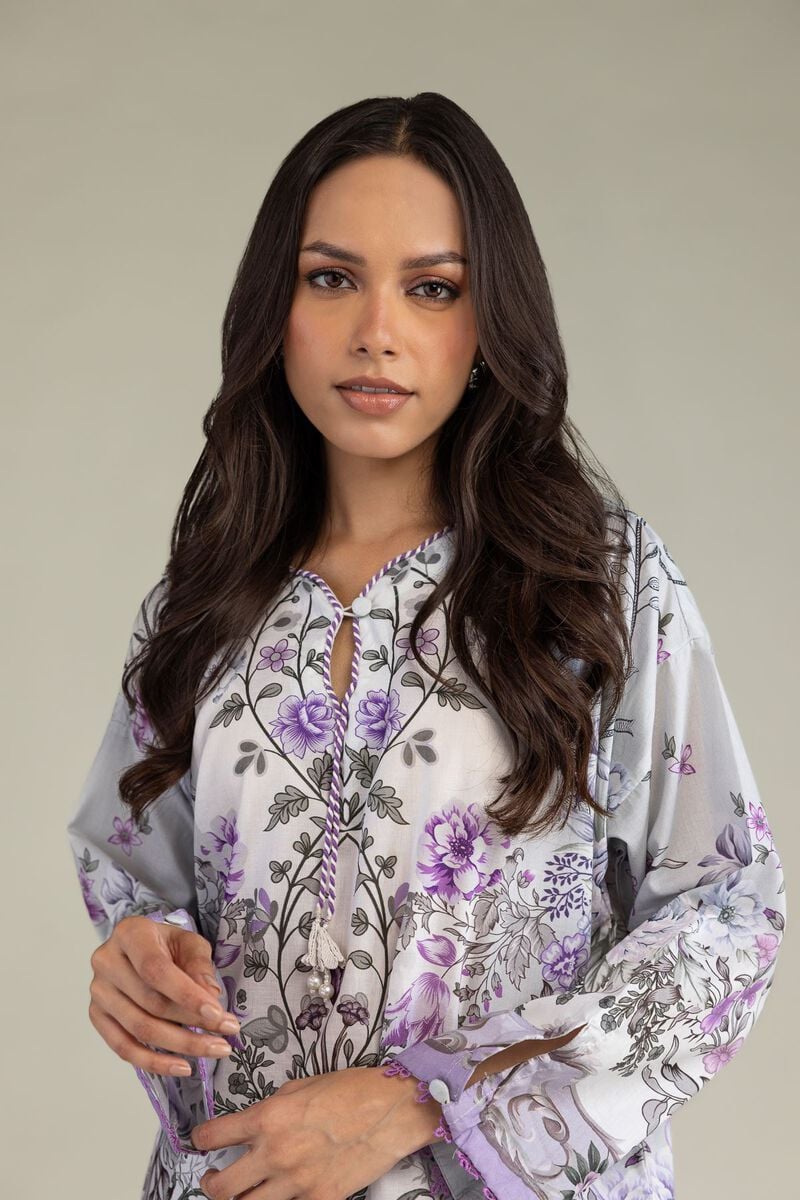 Printed | Cambric | Floral Cambric Kurta | USD 35.00