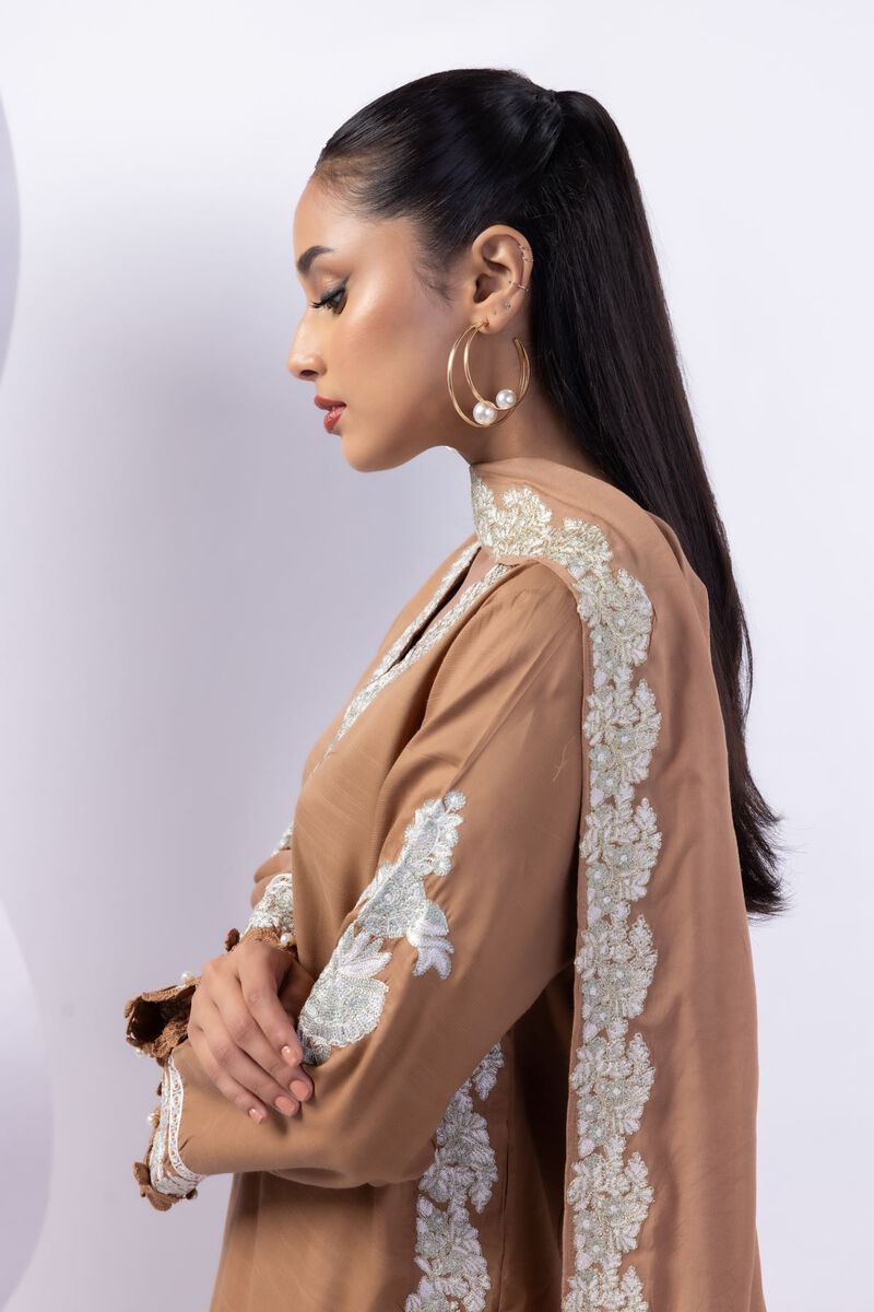 Embroidered | Light Thai Silk | Dupatta | USD 50.00