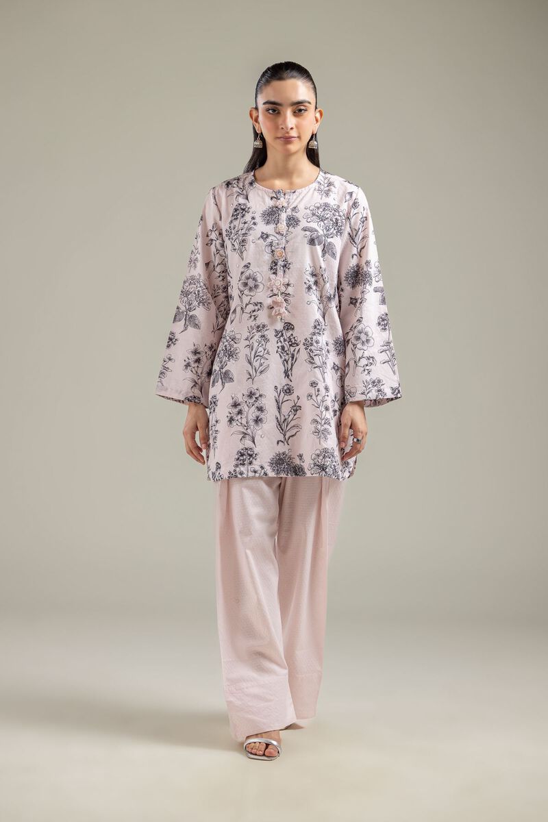 Embroidered | Cotton Dobby | Pink Cotton Kurta | USD 35.00