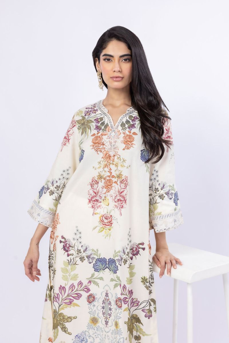 Embroidered | Russian Raw Silk | Kurta | USD 45.00