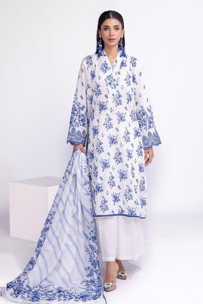 Embroidered | Lawn | Fabrics 3 Piece | USD 20.00