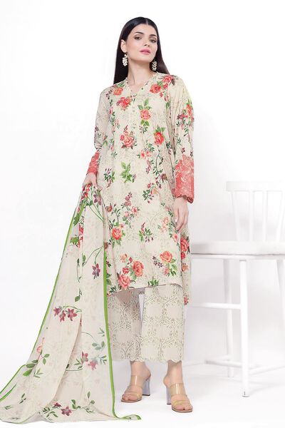 Embroidered | Lawn | Fabrics 3 Piece | USD 22.50