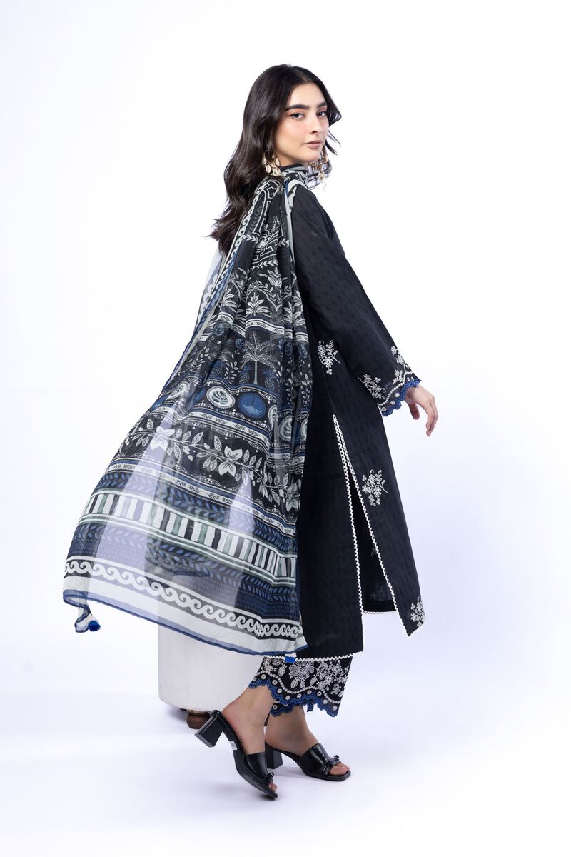 Embroidered | Cotton Dobby | Tailored 3 Piece | USD 75.00