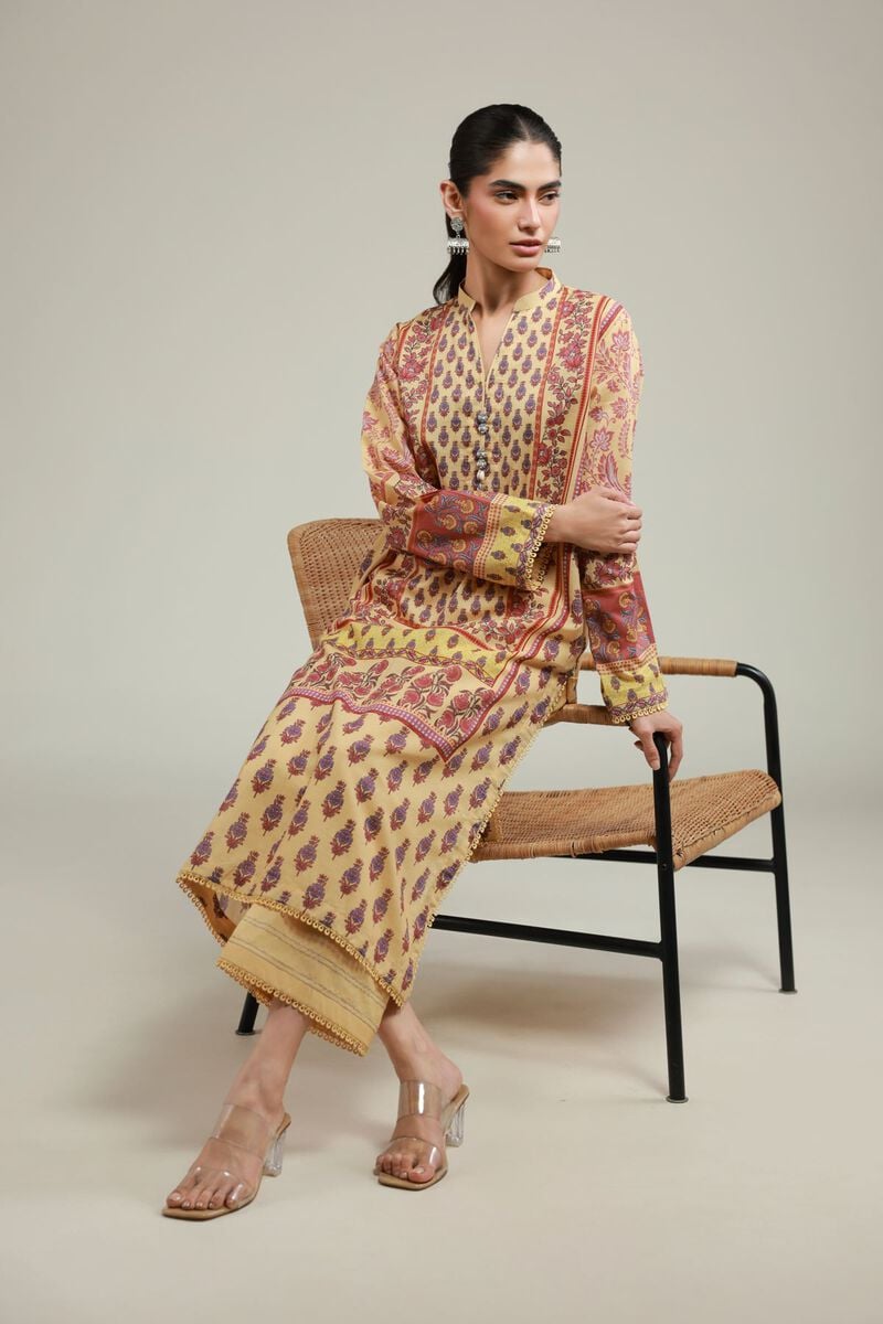 Printed | Cambric | Tailored 2 Piece | Top and Bottom | USD 45.00