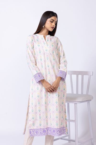 Embroidered | Crosshatch Poplin | Kurta | USD 17.50