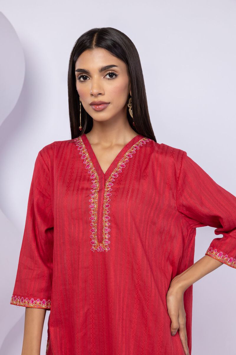 Embroidered | Leno | Kurta | USD 17.50