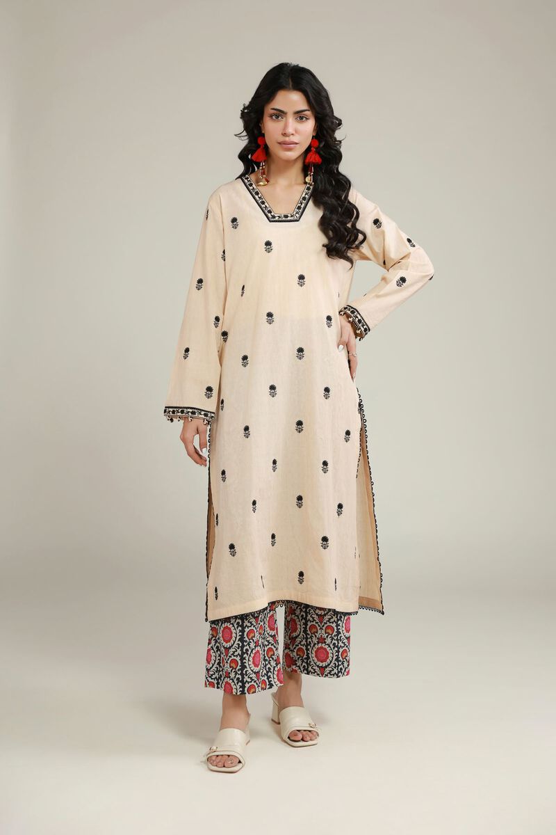 Embroidered | Dobby | 2-Piece Tailored Set | USD 55.00