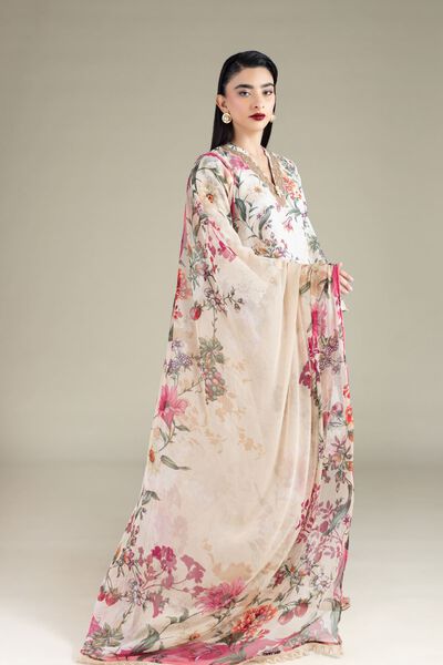 Printed | Chiffon | Dupatta | USD 18.00