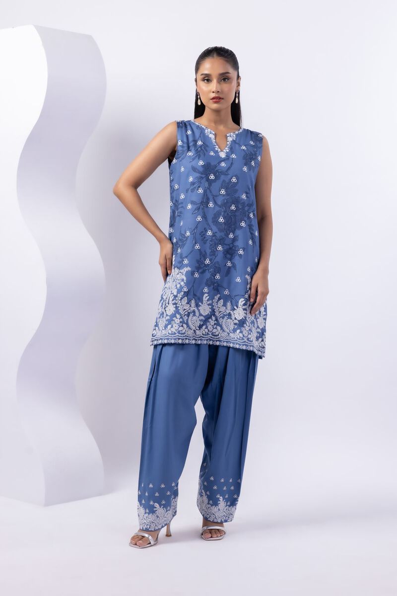 Embroidered | Crosshatch Raw Silk | Kurta | USD 13.50