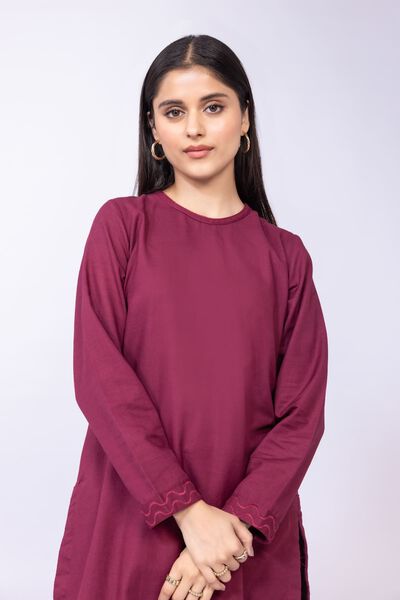 Dyed | Khaddar | Kurta | USD 7.20