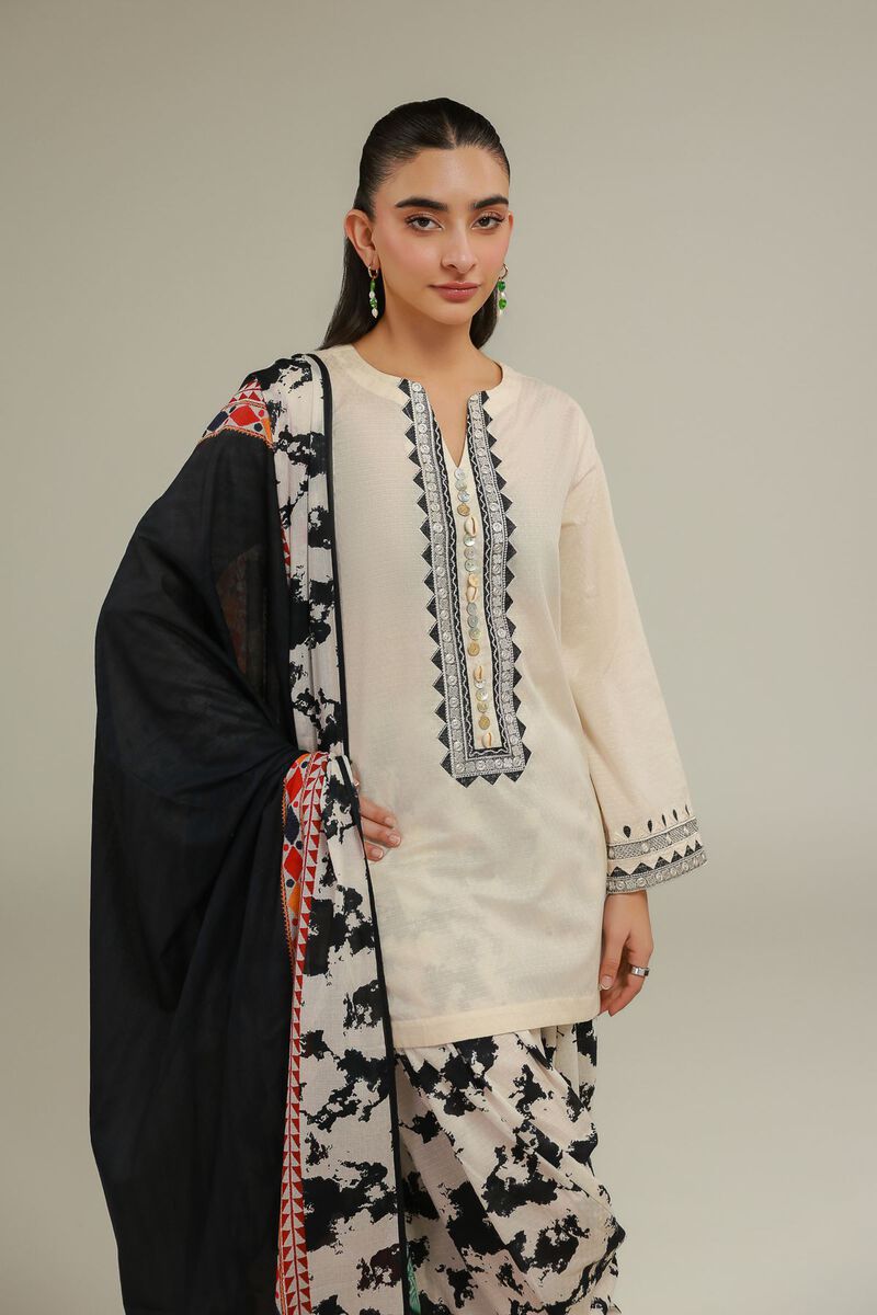 Embroidered | Cotton Net | Dupatta | USD 25.00