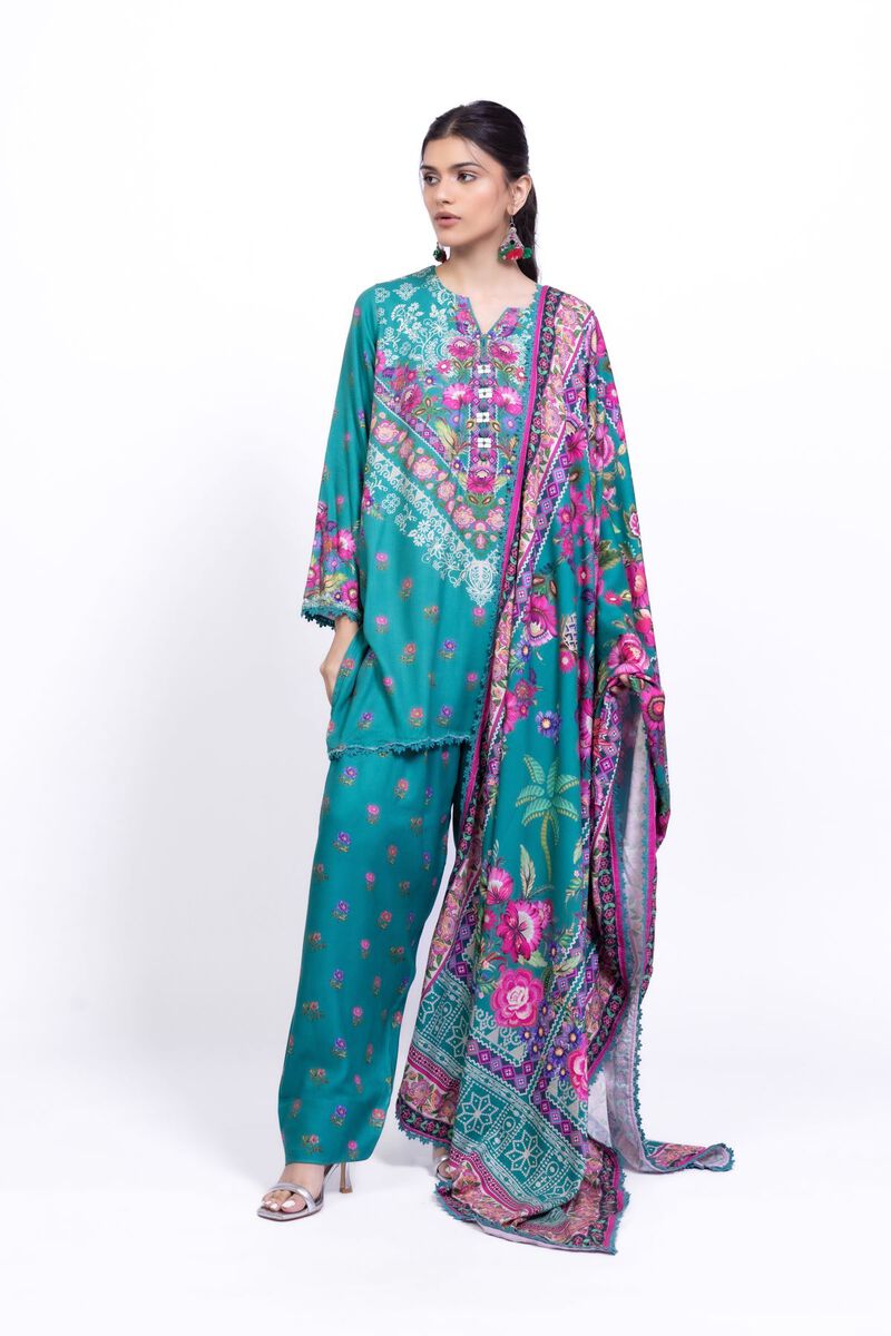 Printed | Satin | Shalwar | USD 8.50