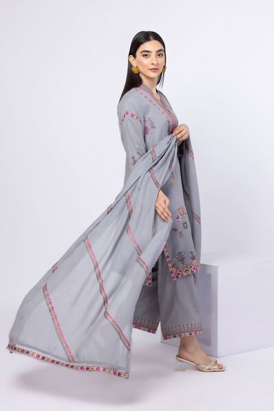 Embroidered | Light Thai Silk | Dupatta | USD 33.00