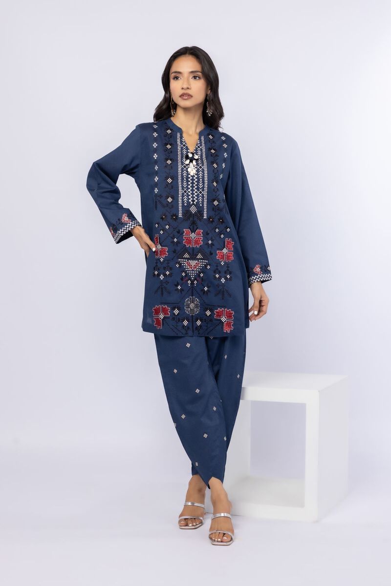 Embroidered | Cotton Dobby | Pants | USD 10.00