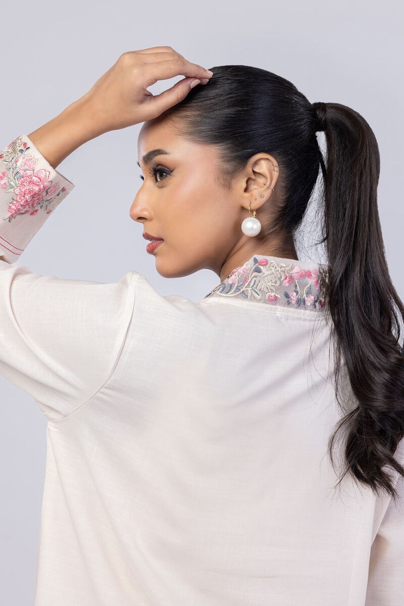 Embroidered | Dull Raw Silk | Kurta | USD 10.50