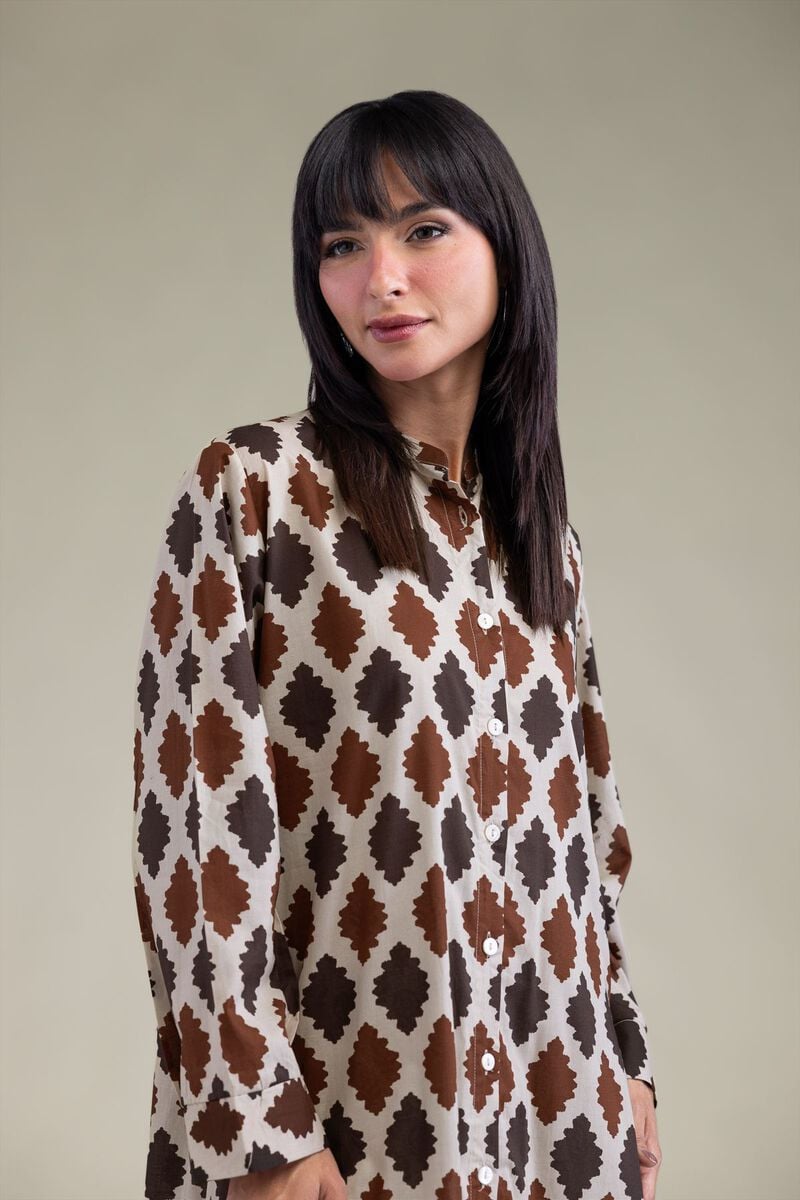 Printed | Cambric | Long Cambric Kurta | USD 30.00