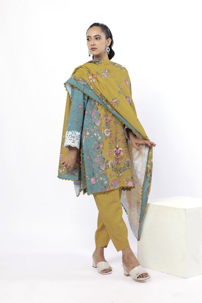 Embroidered | Light Khaddar | Tailored 3 Piece | USD 50.00