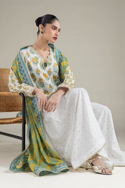 Embroidered | Raw Silk | Kurta | USD 55.00