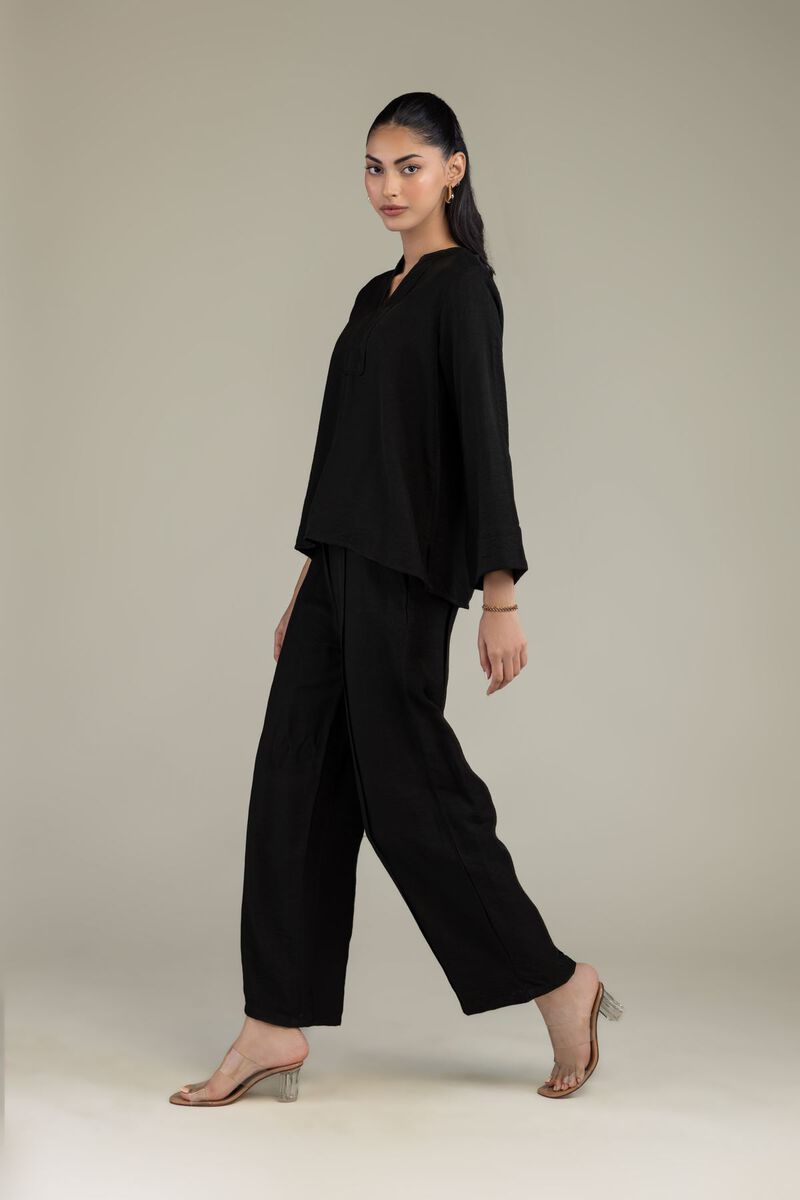 Dyed | Crepe | Trousers | USD 35.00