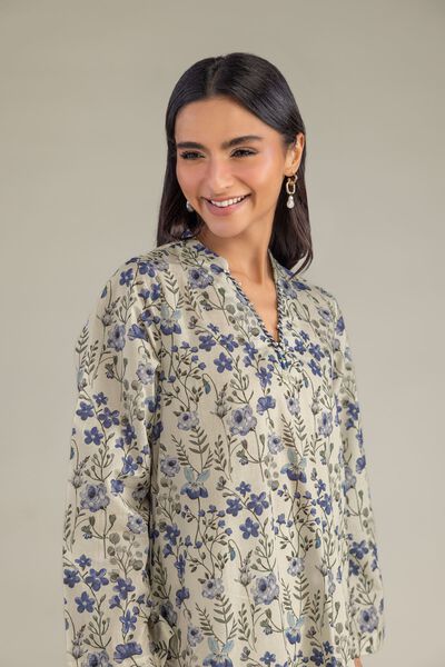 Printed | Cambric | Floral Longline Kurta | USD 35.00