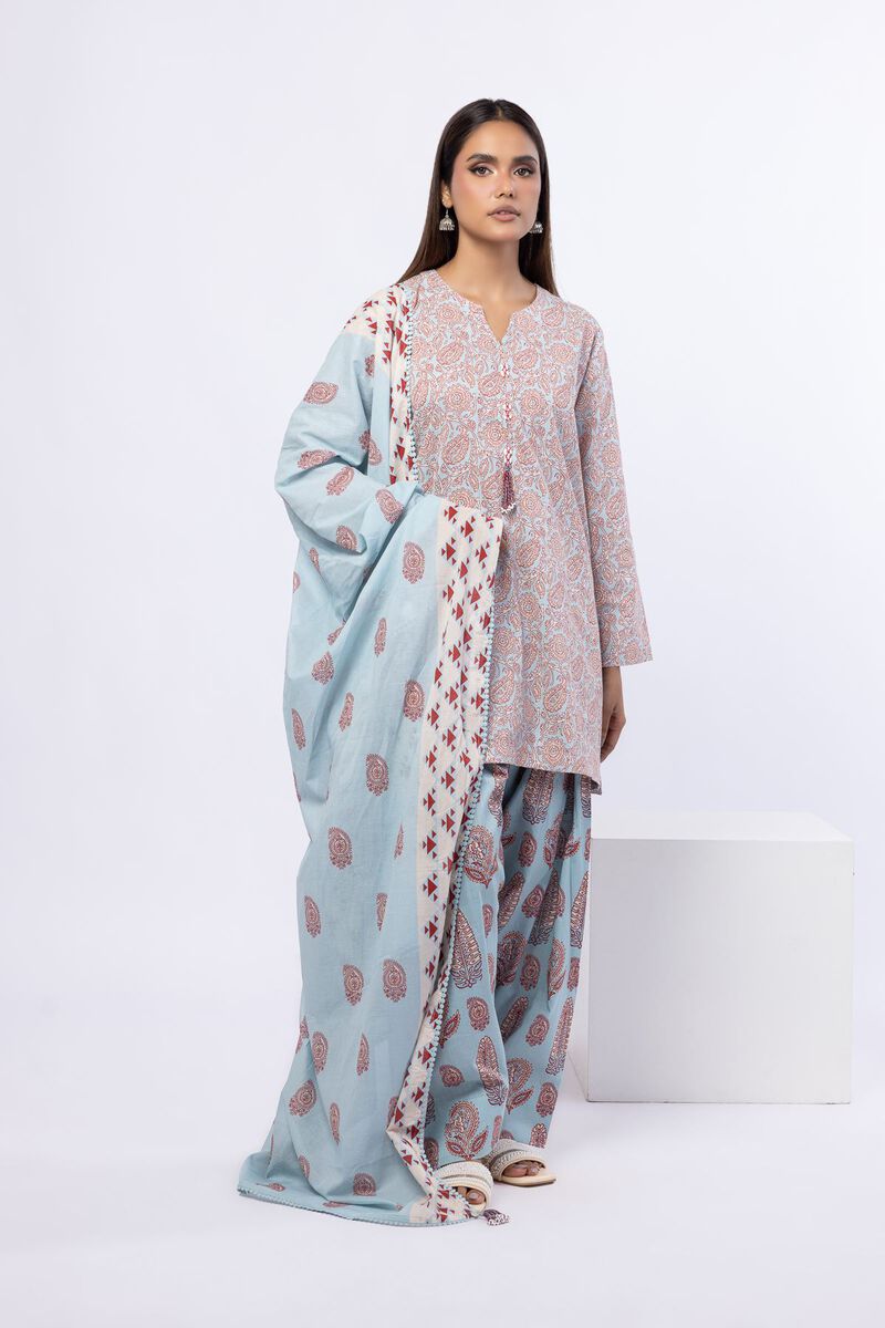 Printed | Slub Lawn | Dupatta | USD 10.00
