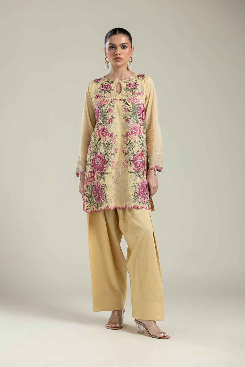 Paper Silk | Short Silk Kurta | USD 75.00