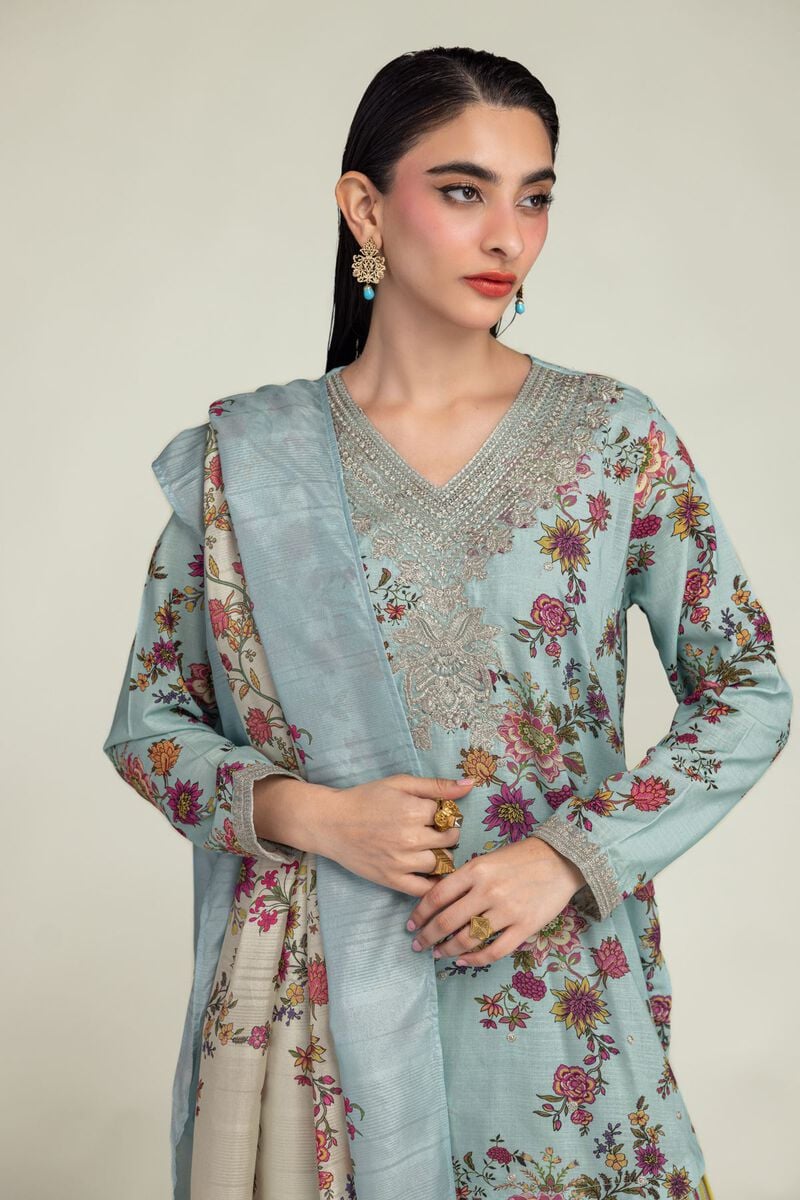 Embroidered | Mesuri | Floral Mesuri Dupatta | USD 35.00