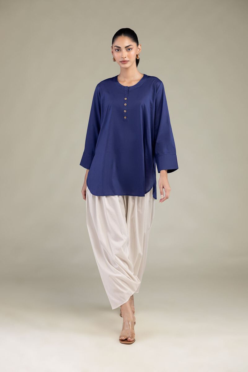 Dyed | Cotton Viscose | Solid Short Kurta | USD 40.00