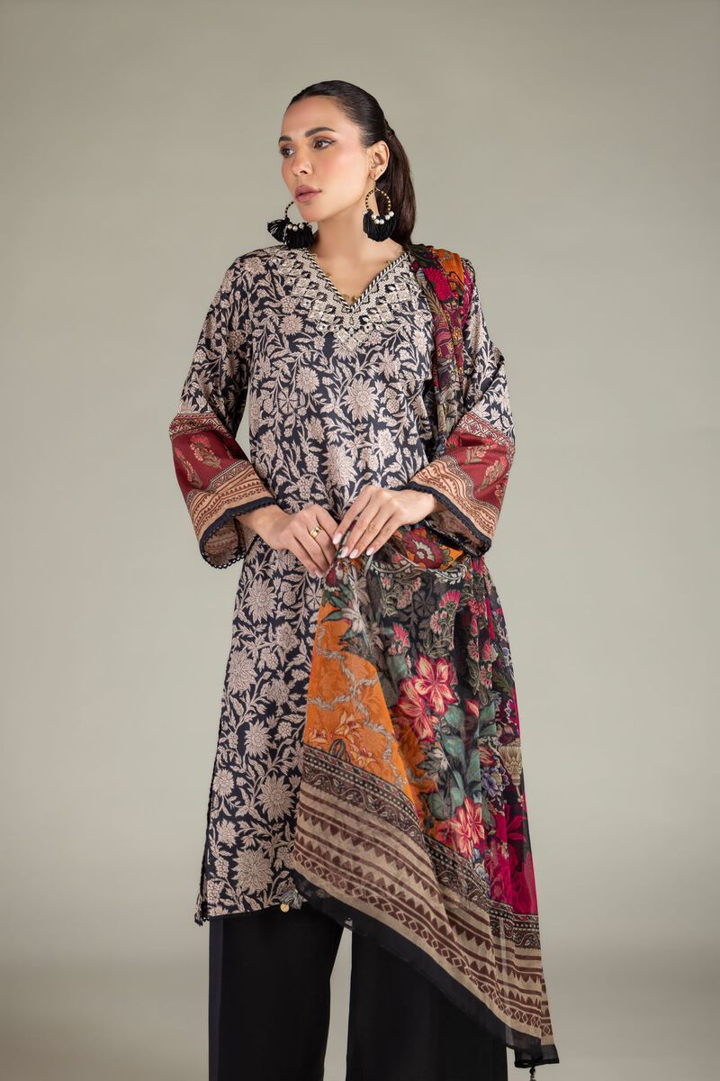 Embroidered | Cotton Dobby | 3 Piece Tailored Set | USD 70.00