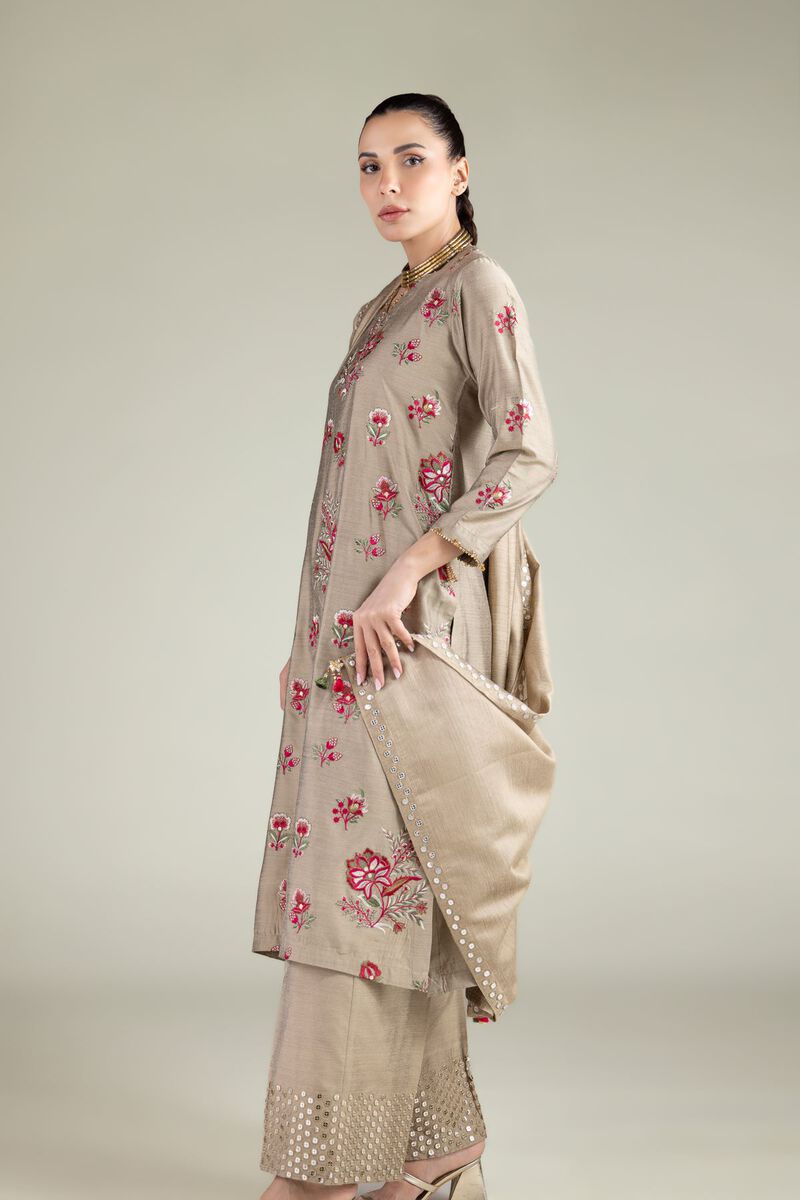 Embroidered | Cotton Net | Floral Formal Dupatta | USD 35.00