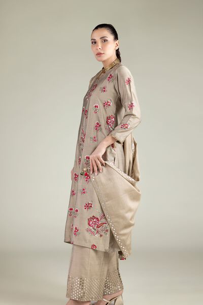 Embroidered | Cotton Net | Floral Formal Dupatta | USD 35.00