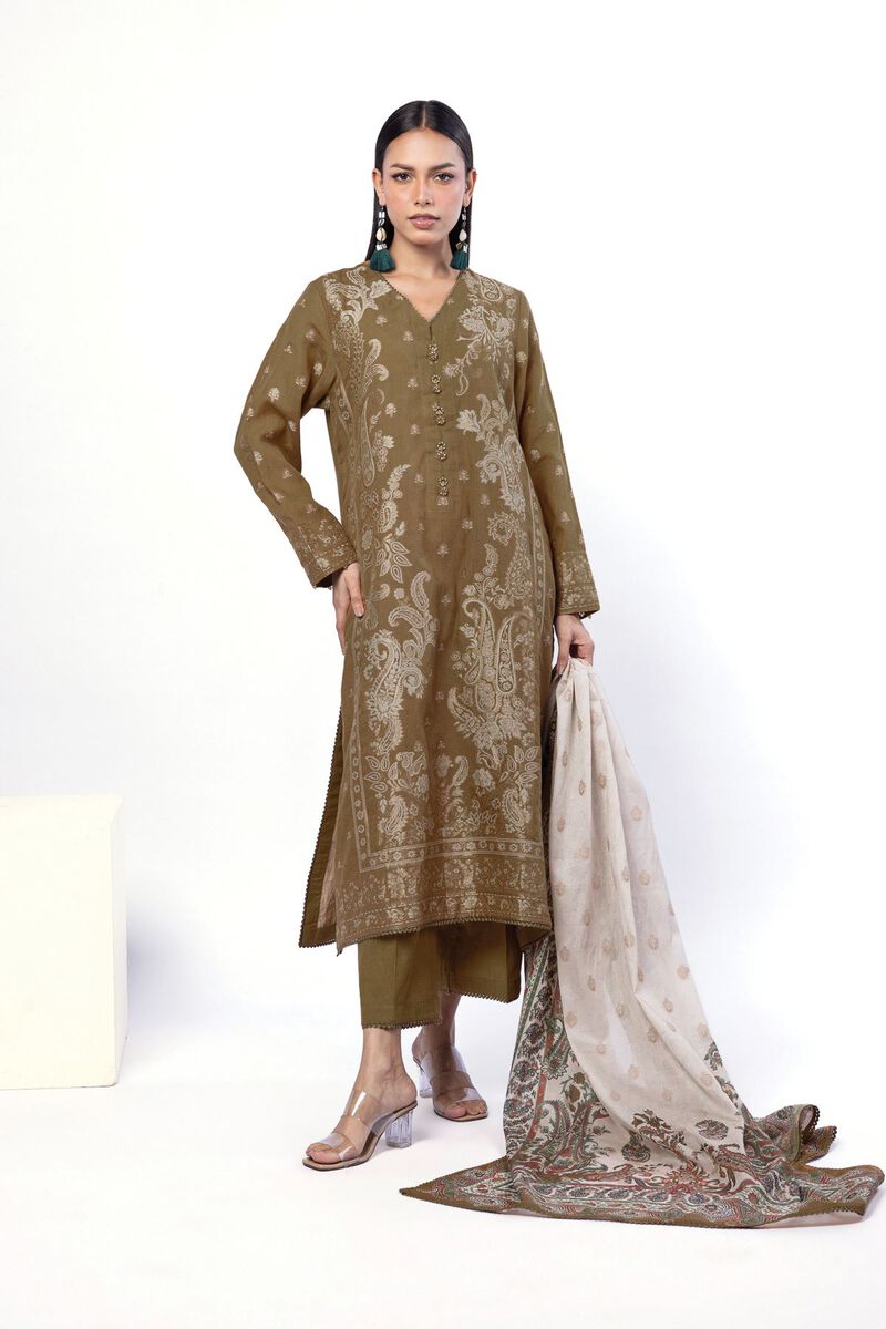 Dyed | Jacquard | Tailored 3 Piece | USD 70.00