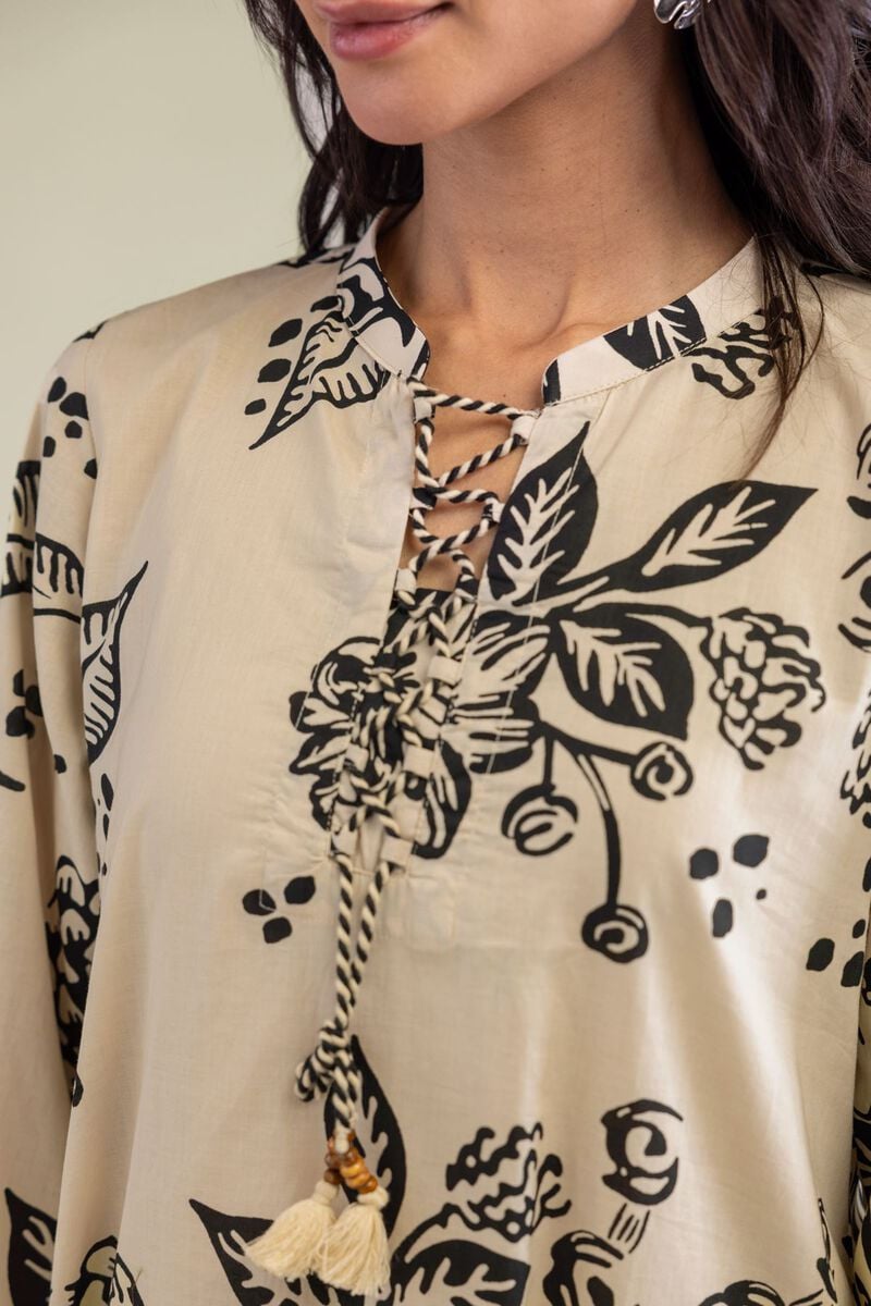 Printed | Cambric | Floral Cambric Kurta | USD 30.00