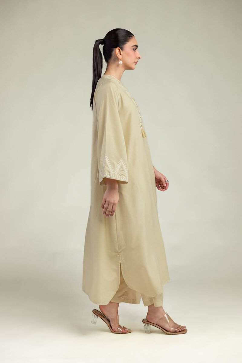 Embroidered | Arabic Lawn | Long Lawn Kurta | USD 35.00