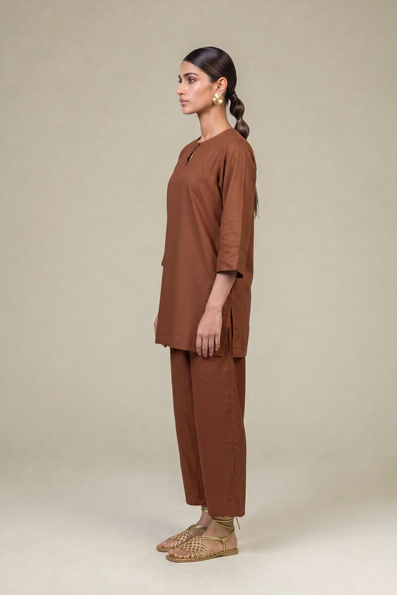 Dyed | Cotton Dobby | Tailored 2-Piece Set | USD 45.00